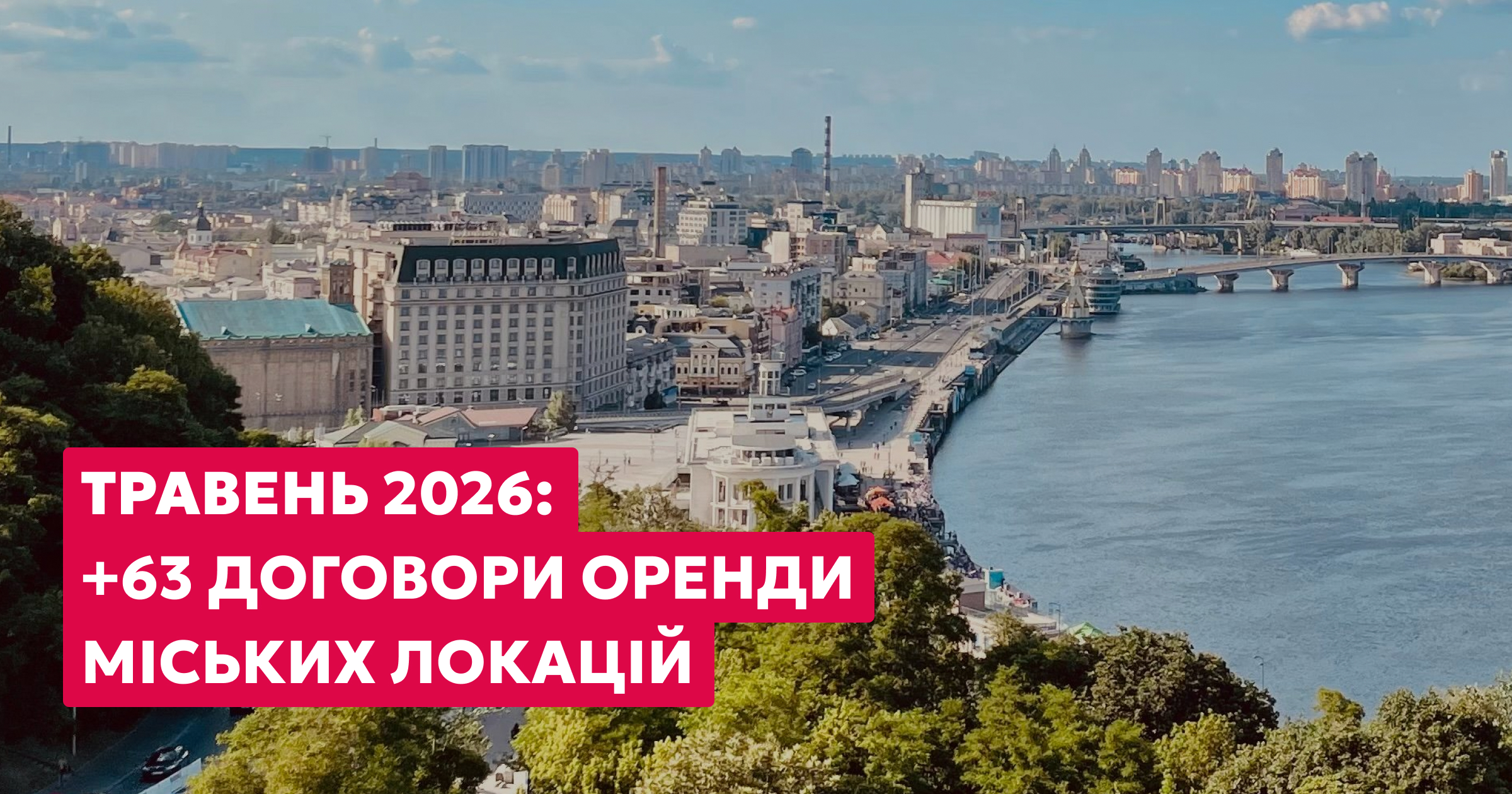 Підсумки травня: +64 нових договорів оренди